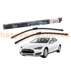 Комплект дворников на Tesla model S 2011-2020 — Bosch AeroTwin
